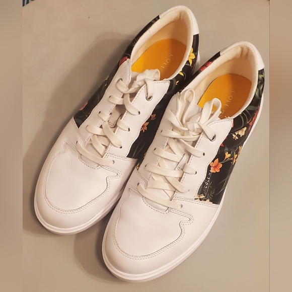 Scarpe Da Ginnastica Uomo Cole Haan Grand Crosscourt Modern Turf – Pelle E Camoscio – Colore Marrone Chiaro/Avorio – Taglia 46 EU - 3